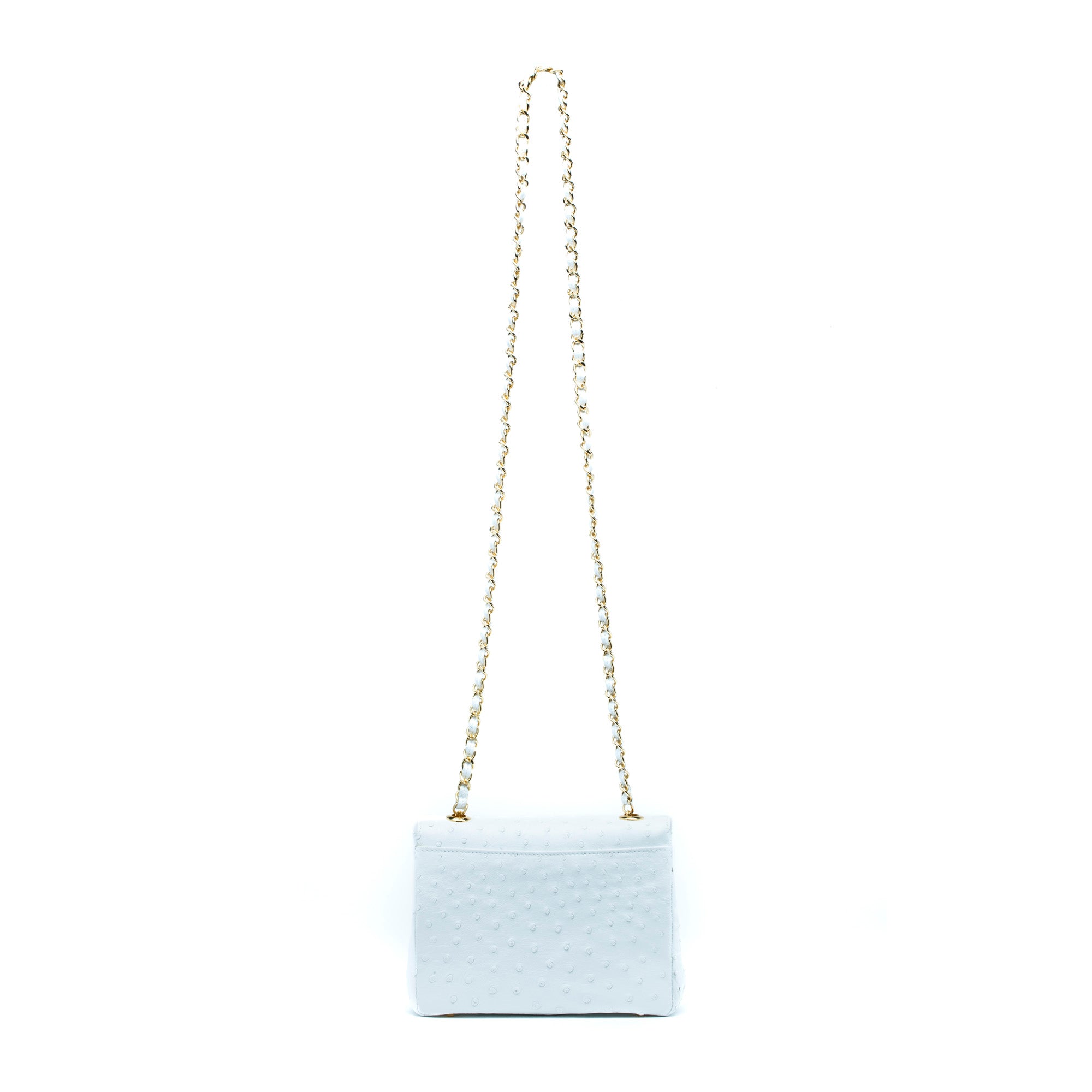 Medium Chain Bag in White