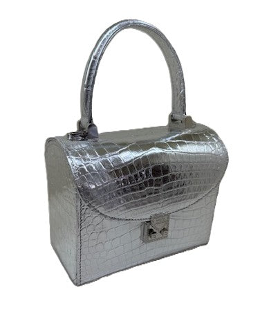 Baby Lunchbox in Metallic Silver