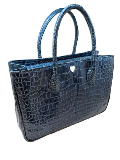 Architectural Tote in Blue Jeans