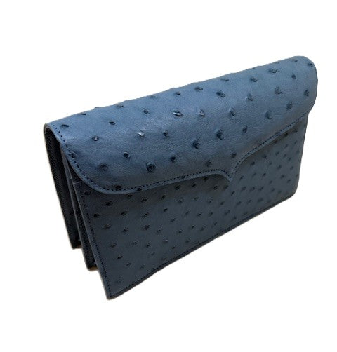 Capri Clutch in Blue Jeans