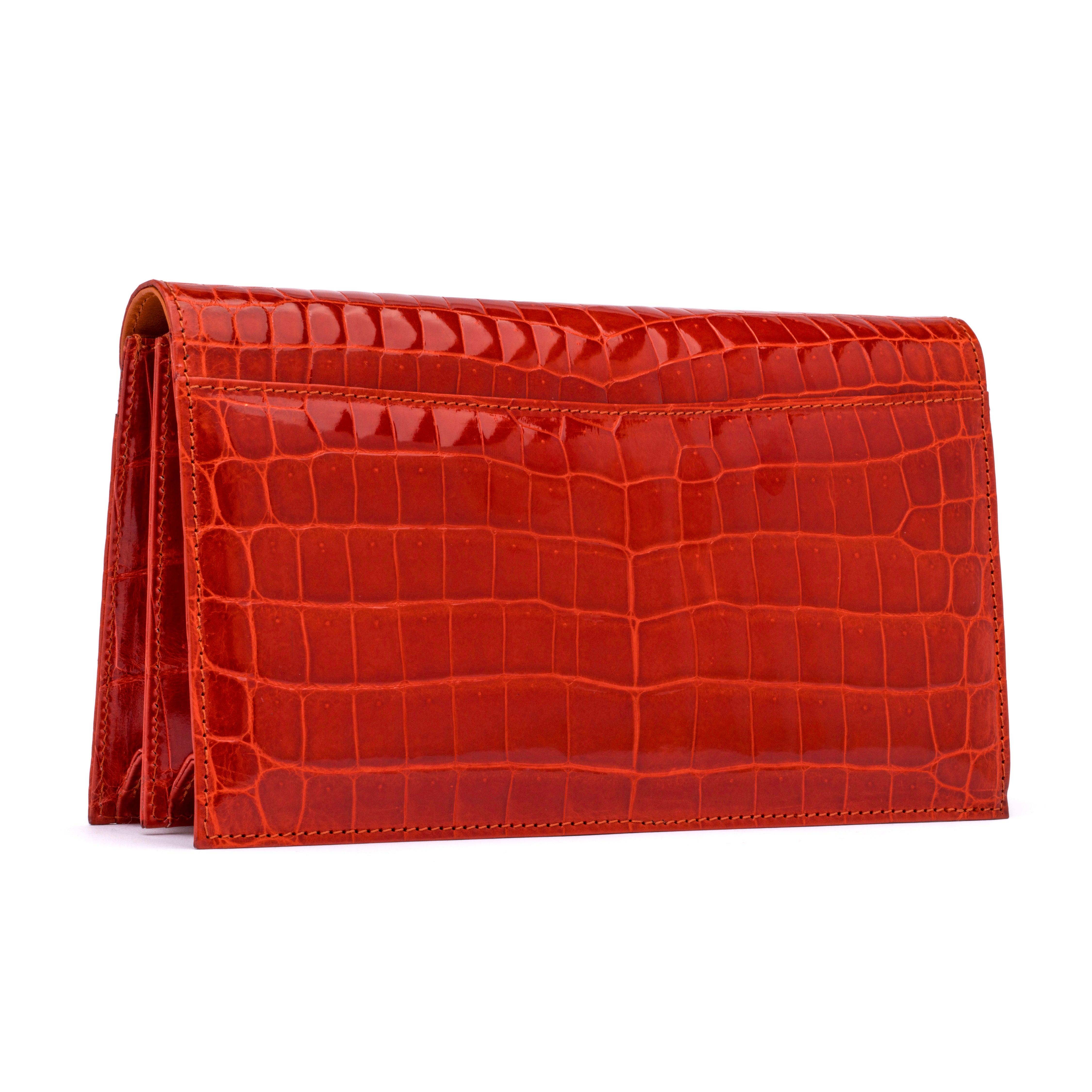 Capri Clutch in Orange