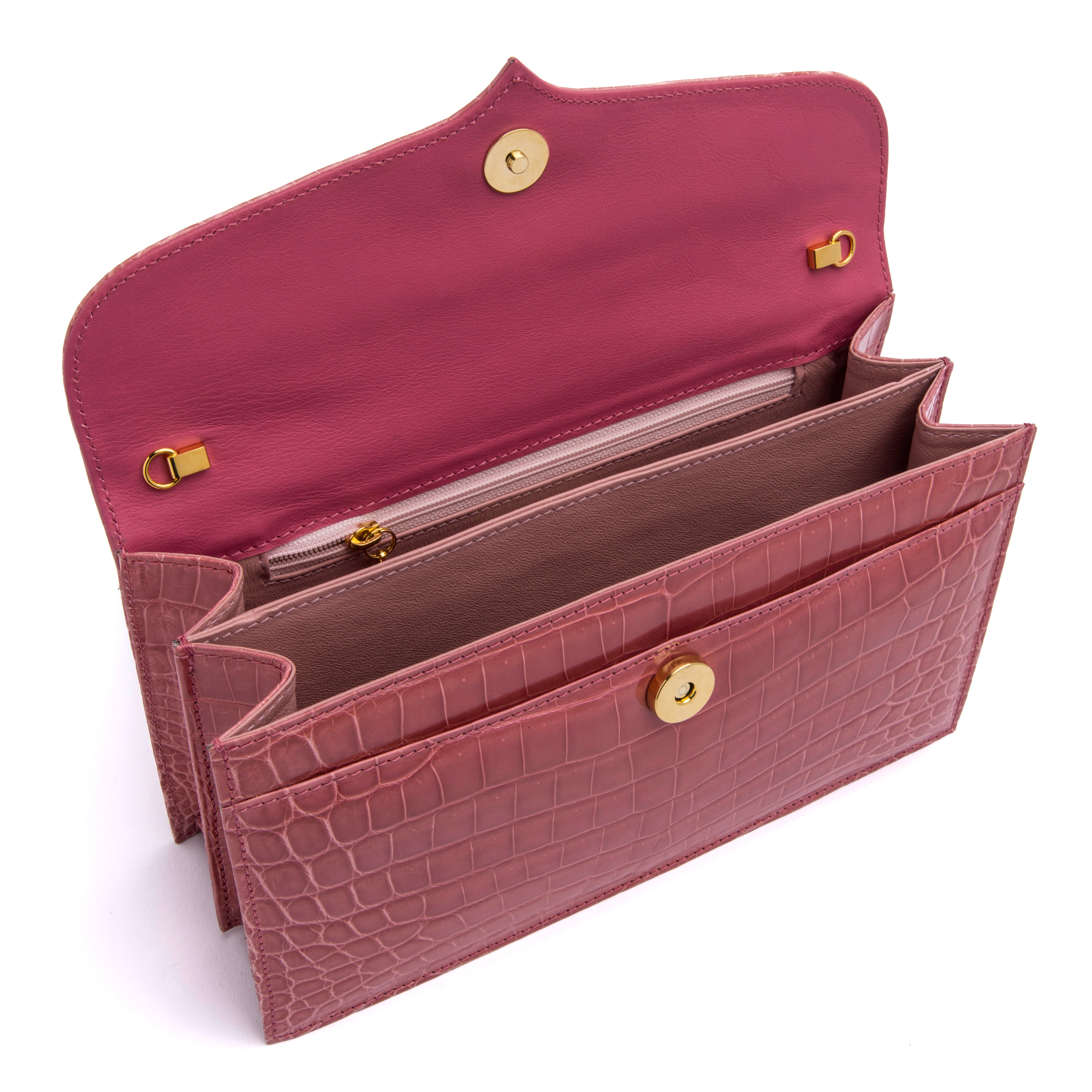 Capri Clutch in Petal Pink