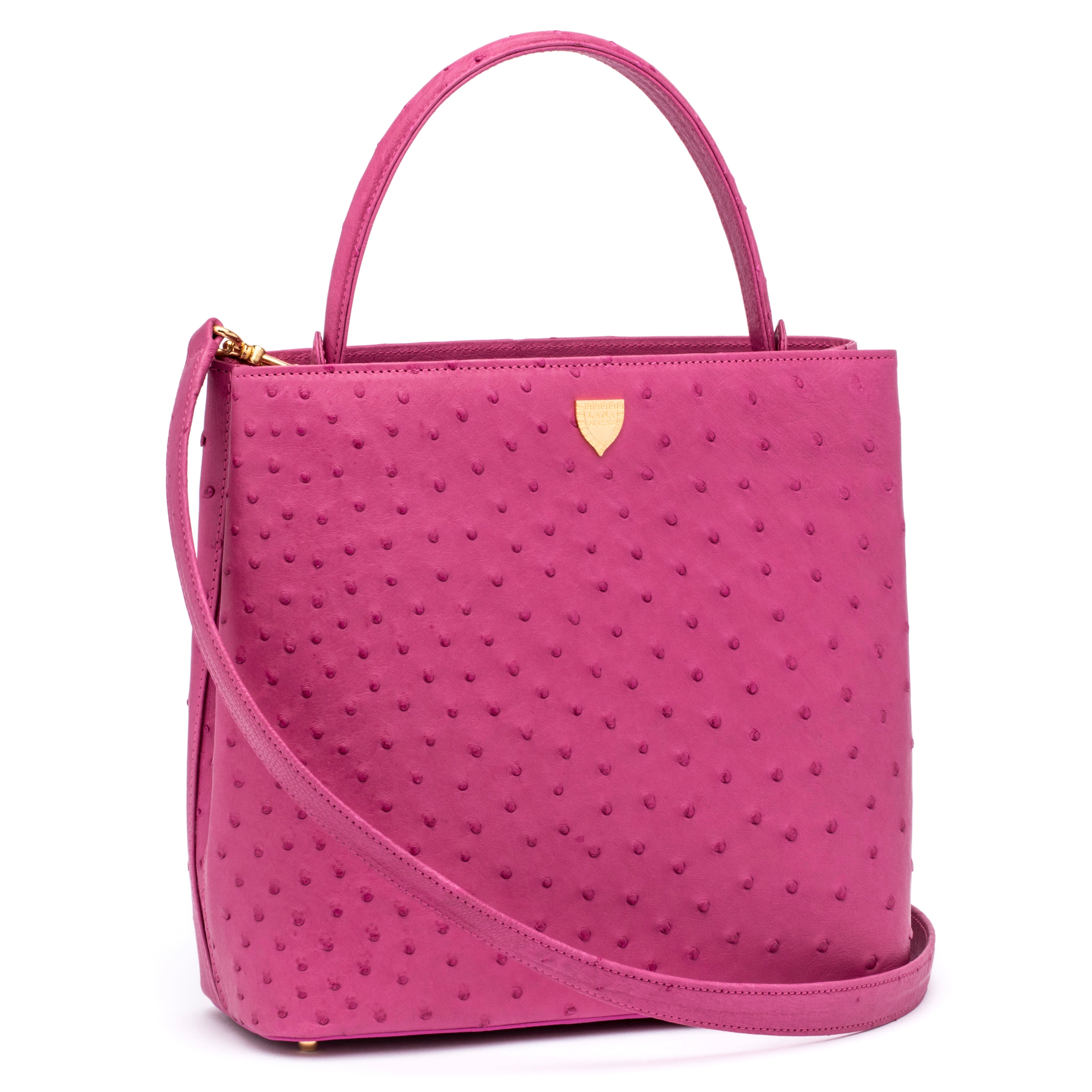 Medium Skyla Tote in Fuchsia