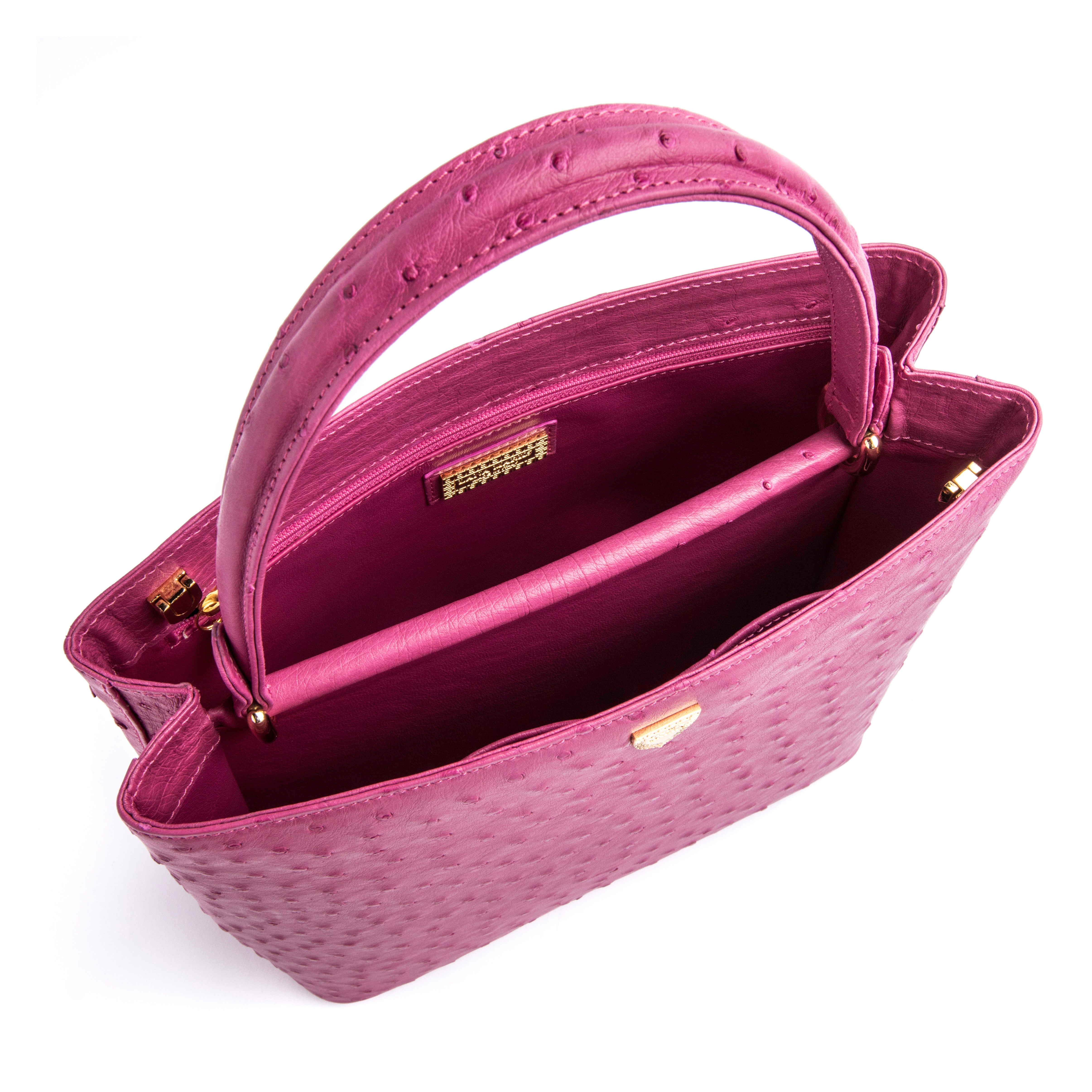 Medium Skyla Tote in Fuchsia