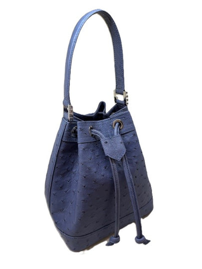 Isla Tote in Blue Lavender Ostrich