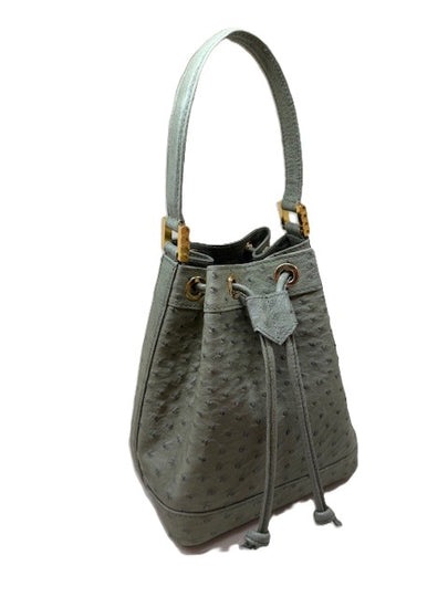 Isla Tote in Sage Ostrich