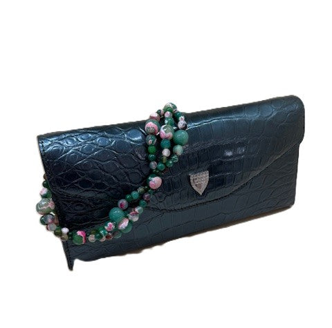 The Rio Clutch in Teal