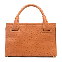 Load image into Gallery viewer, Tote Top Zip Handle in Cognac
