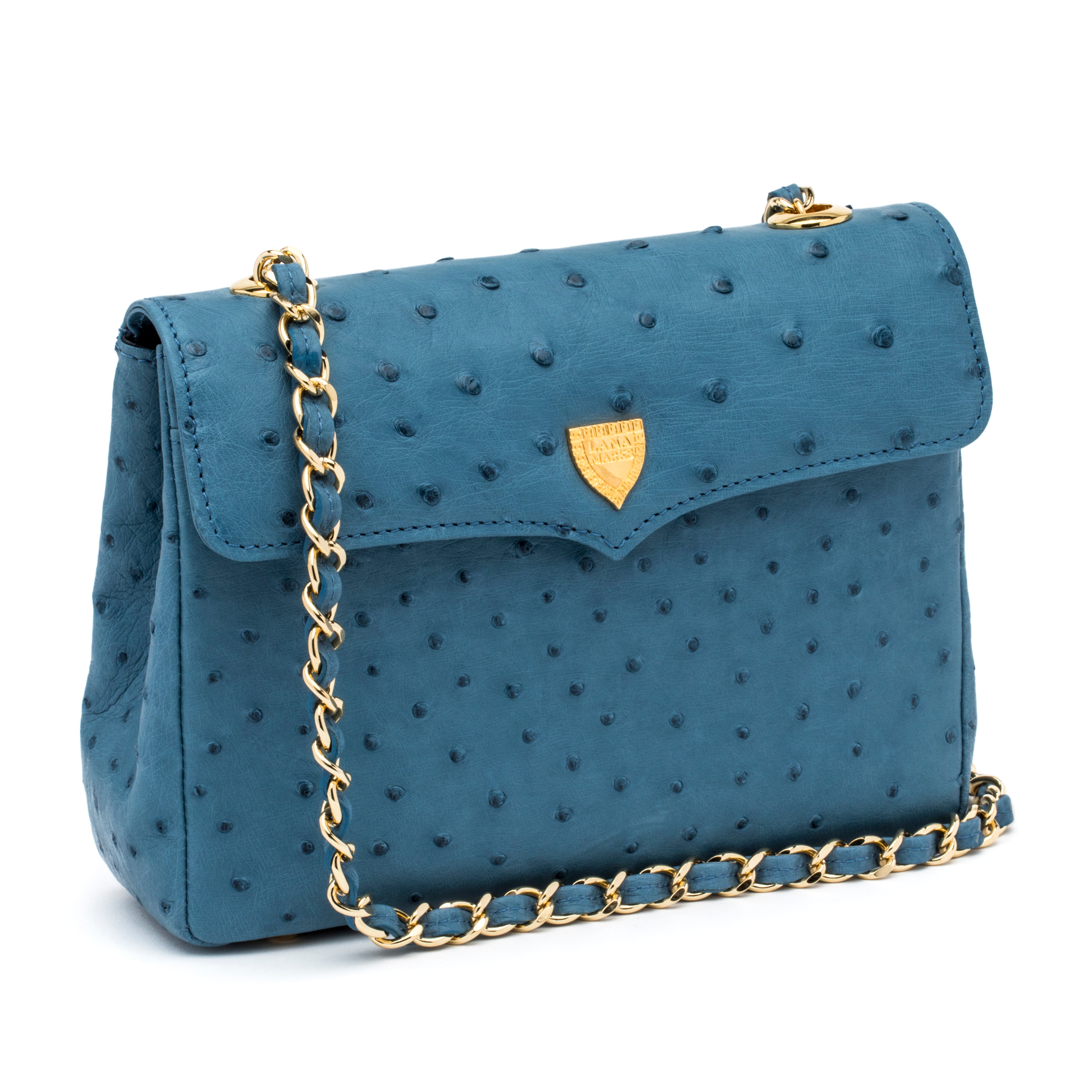 Medium Chain Bag in Blue Jeans