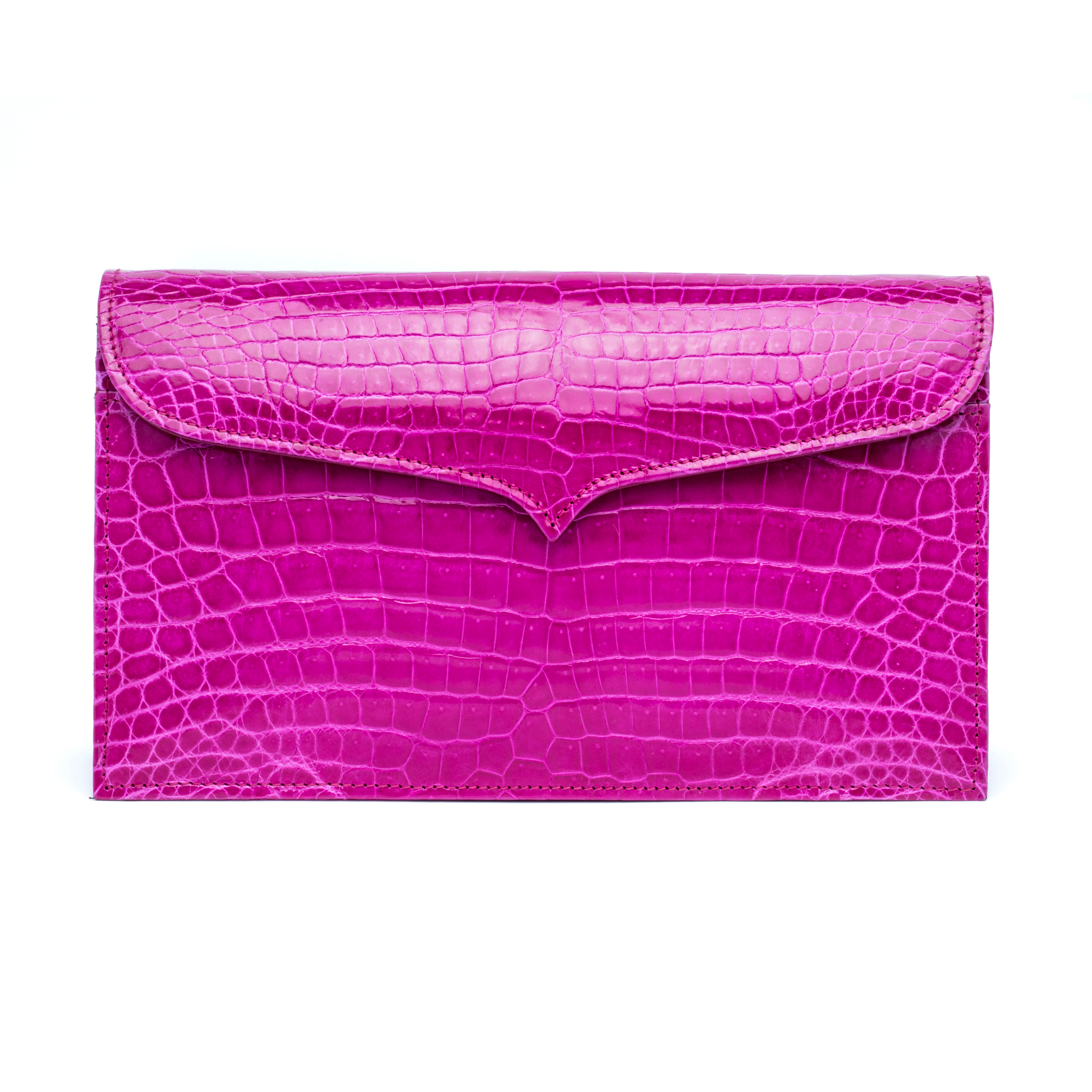 Capri Clutch in Hot Pink