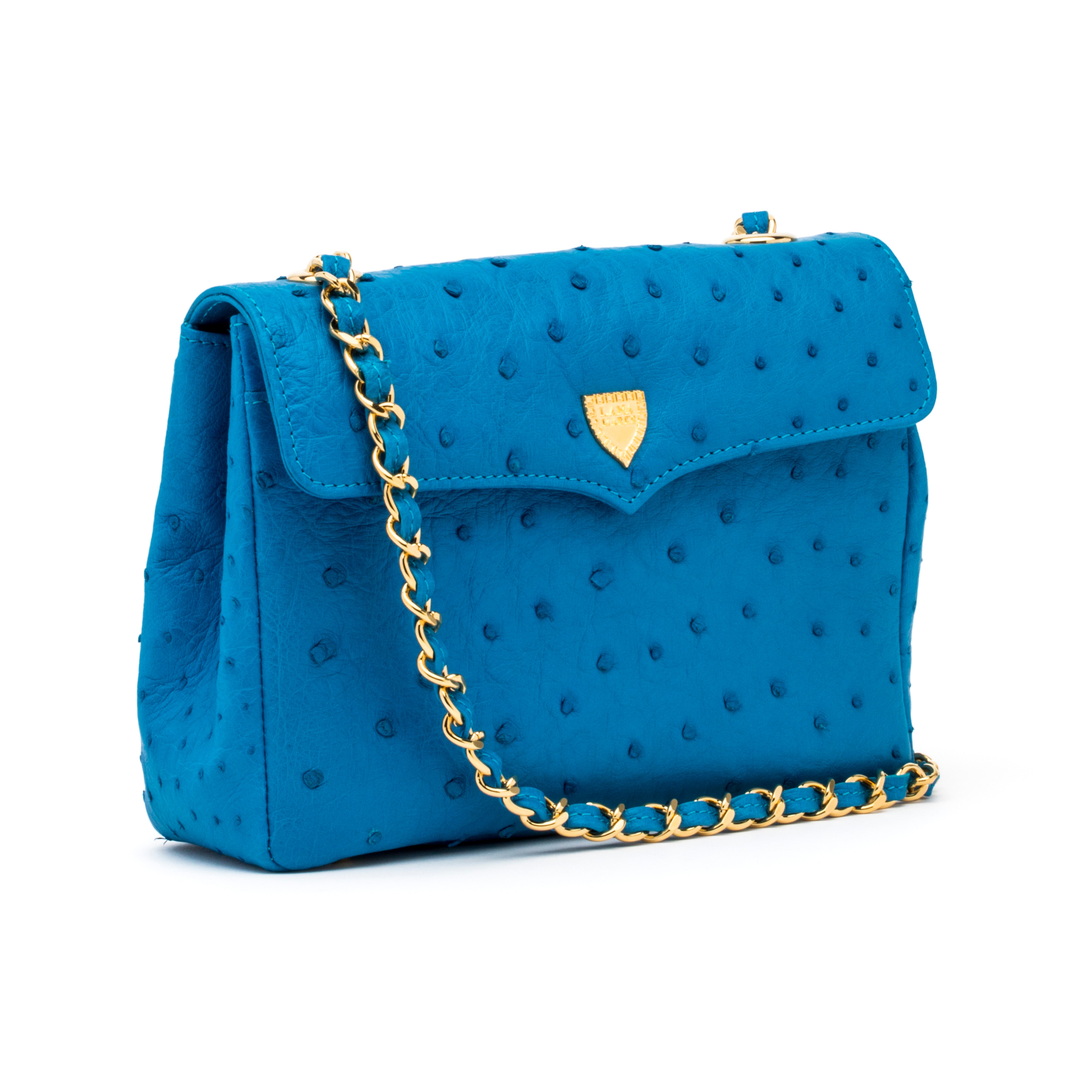 Medium Chain Bag in Turquoise