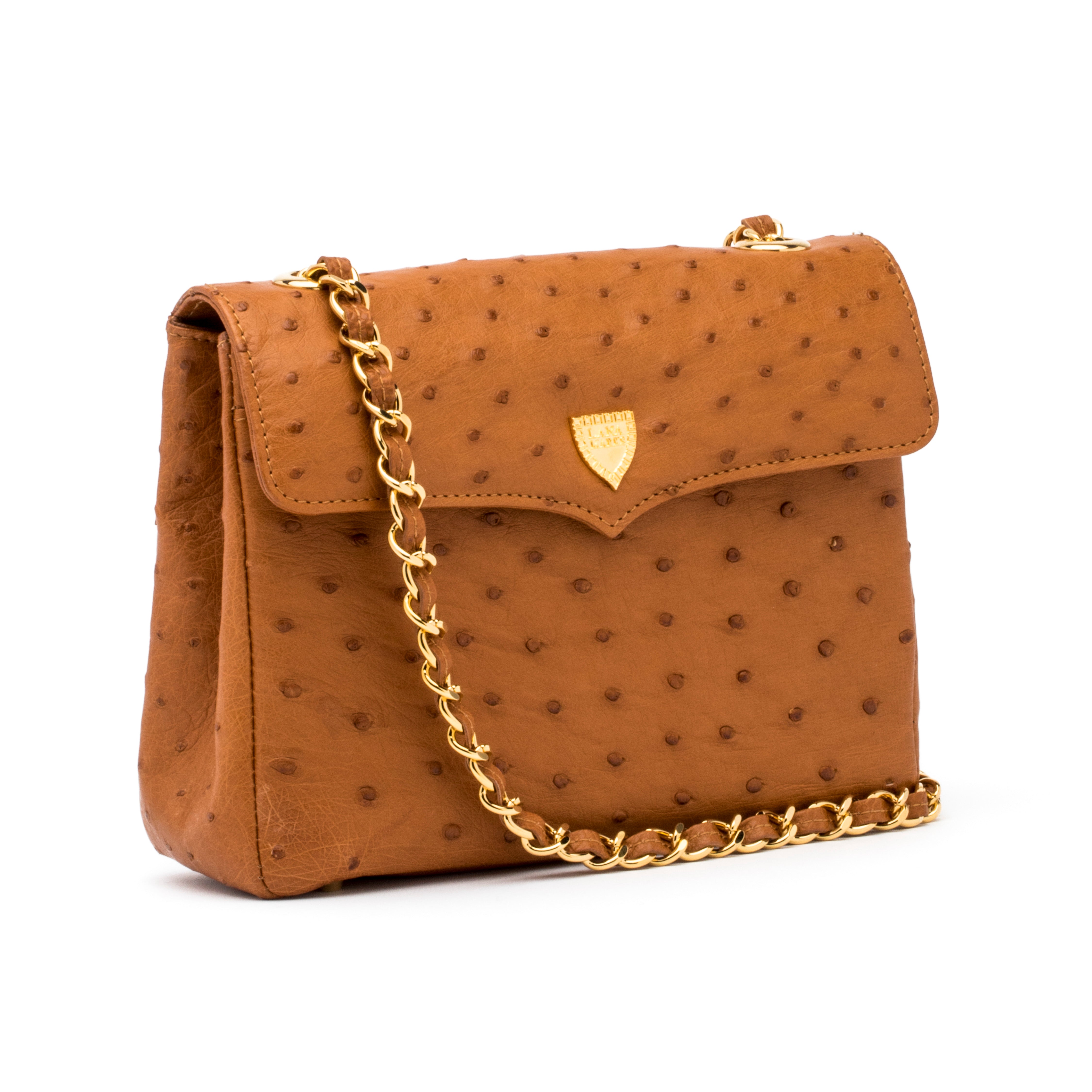 Medium Chain Bag in Cognac