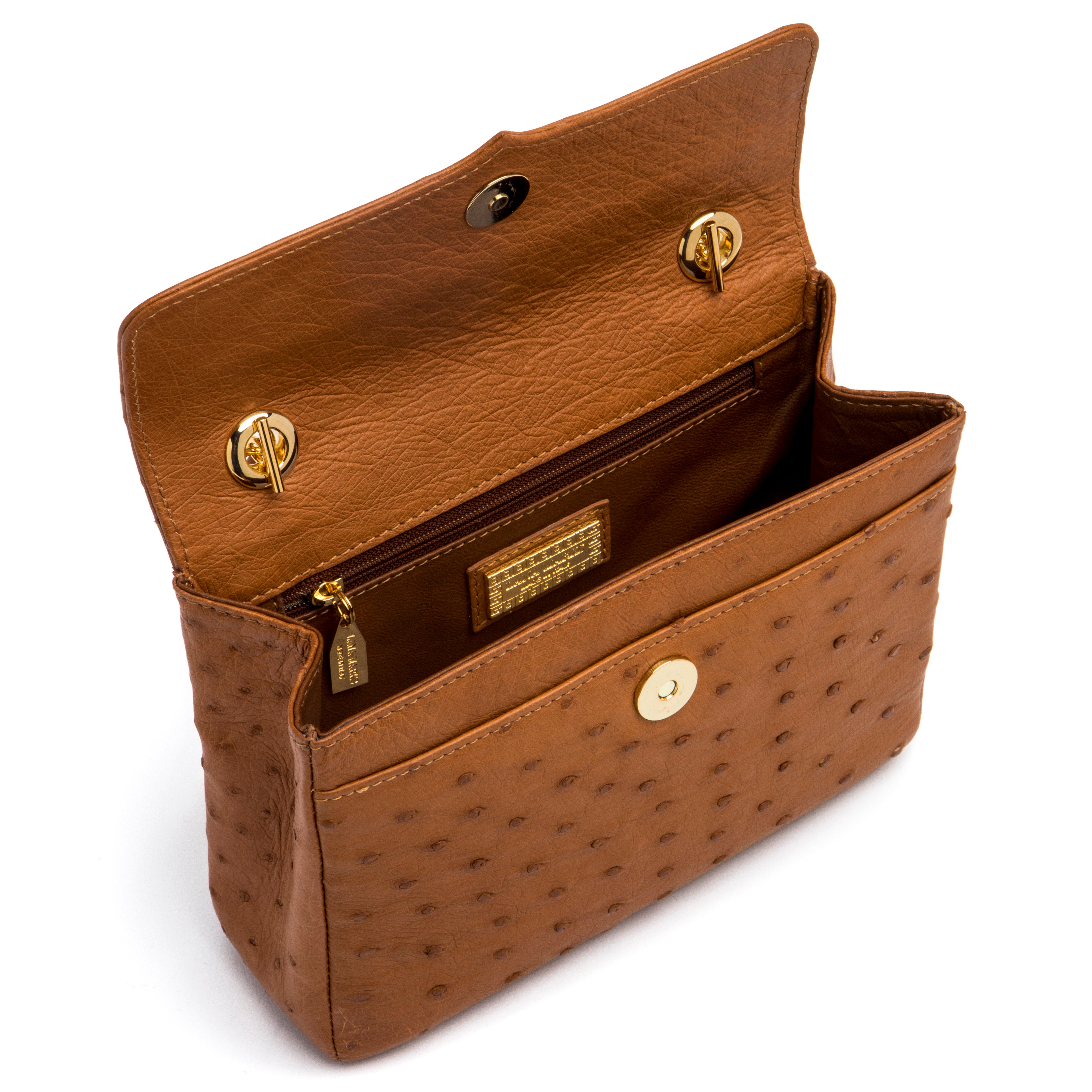 Medium Chain Bag in Cognac