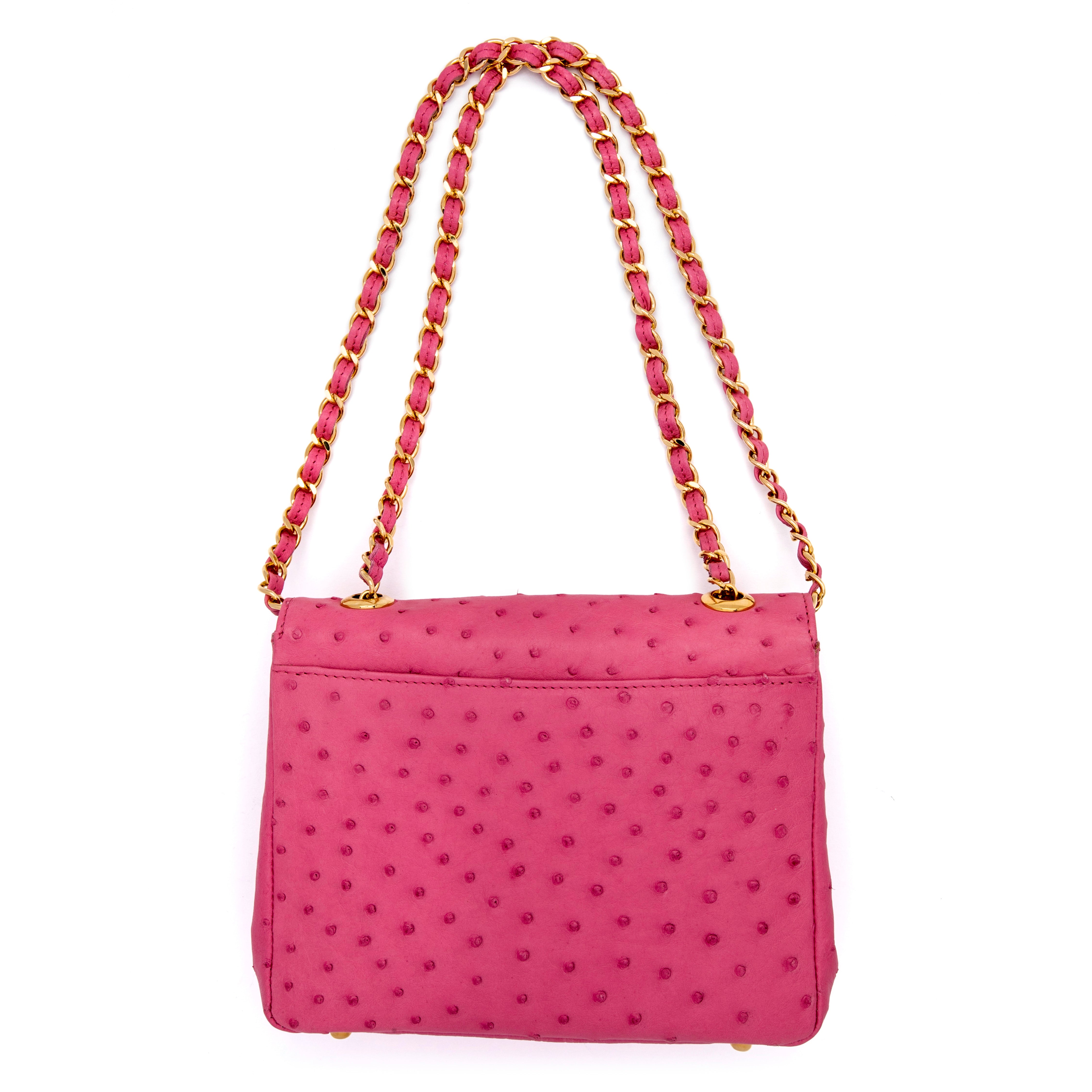 Medium Chain Bag in Pink