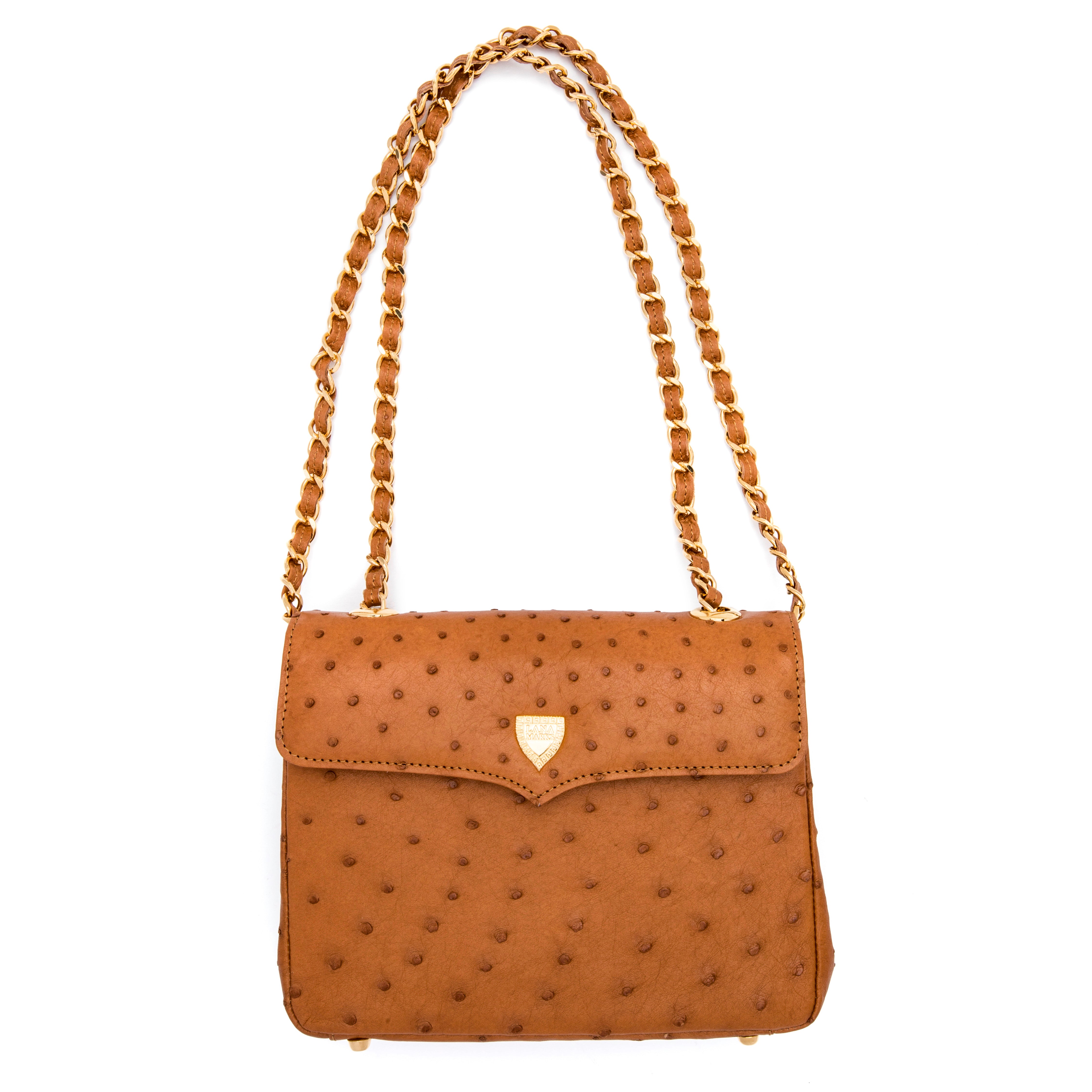 Medium Chain Bag in Cognac