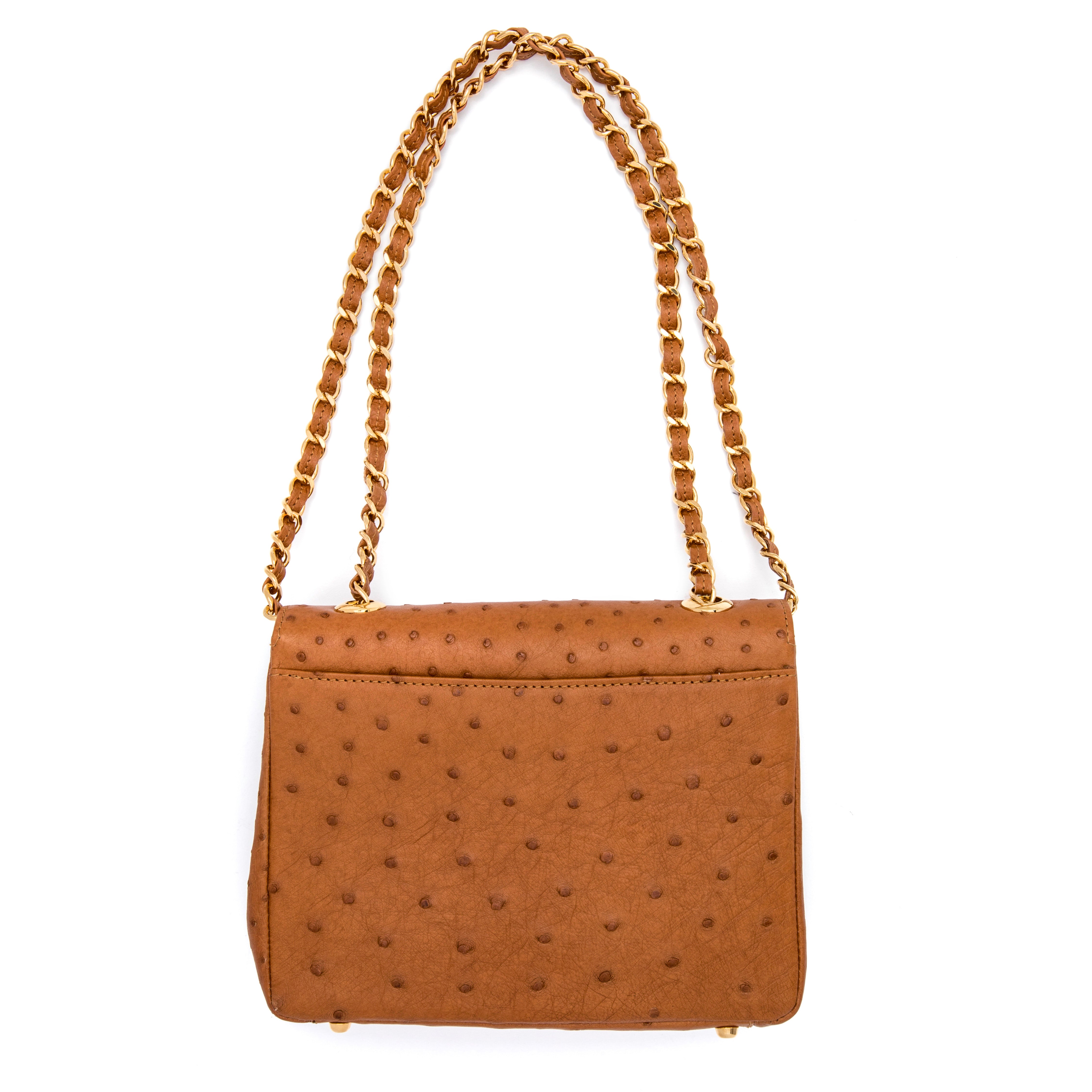 Medium Chain Bag in Cognac