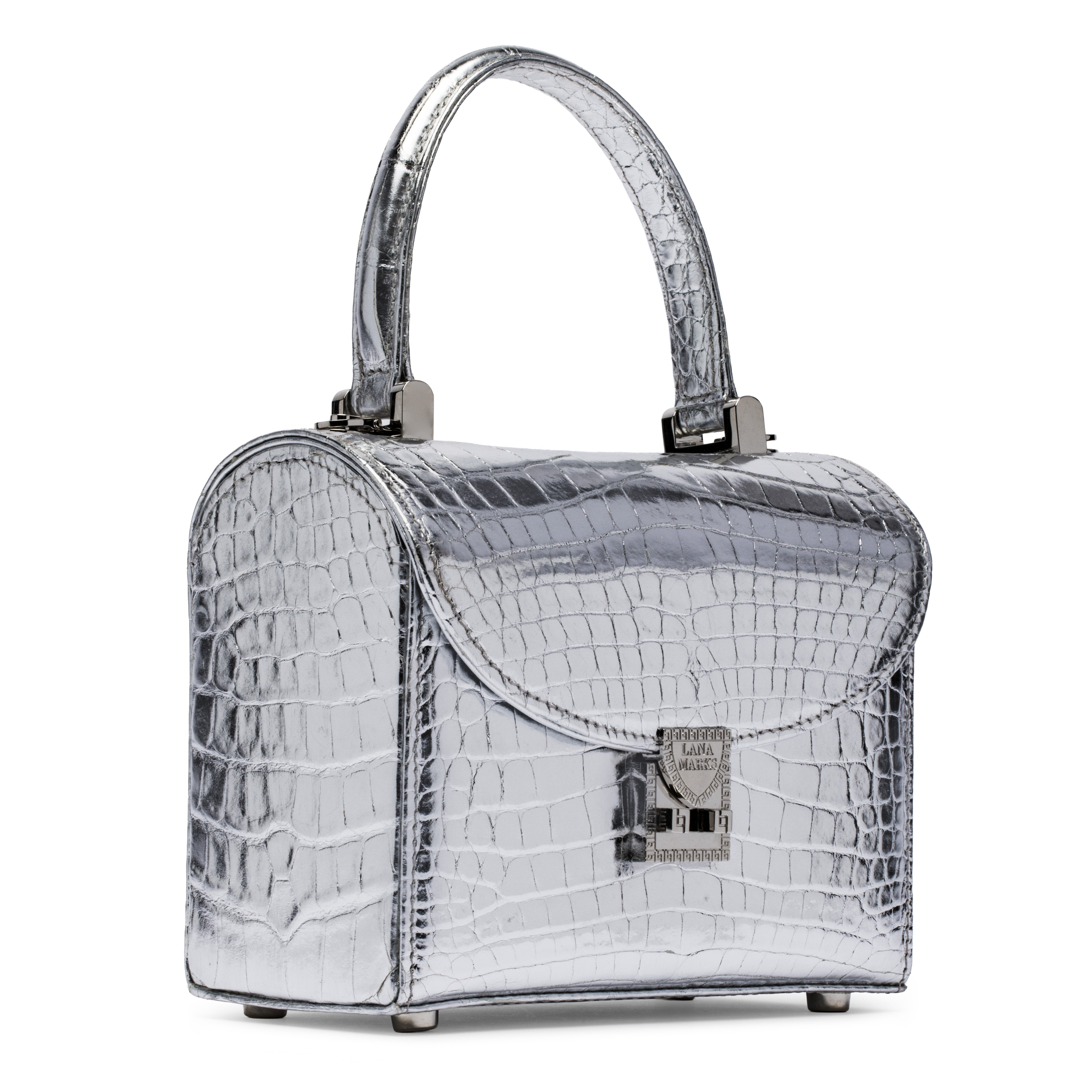 Baby Lunchbox in Metallic Silver