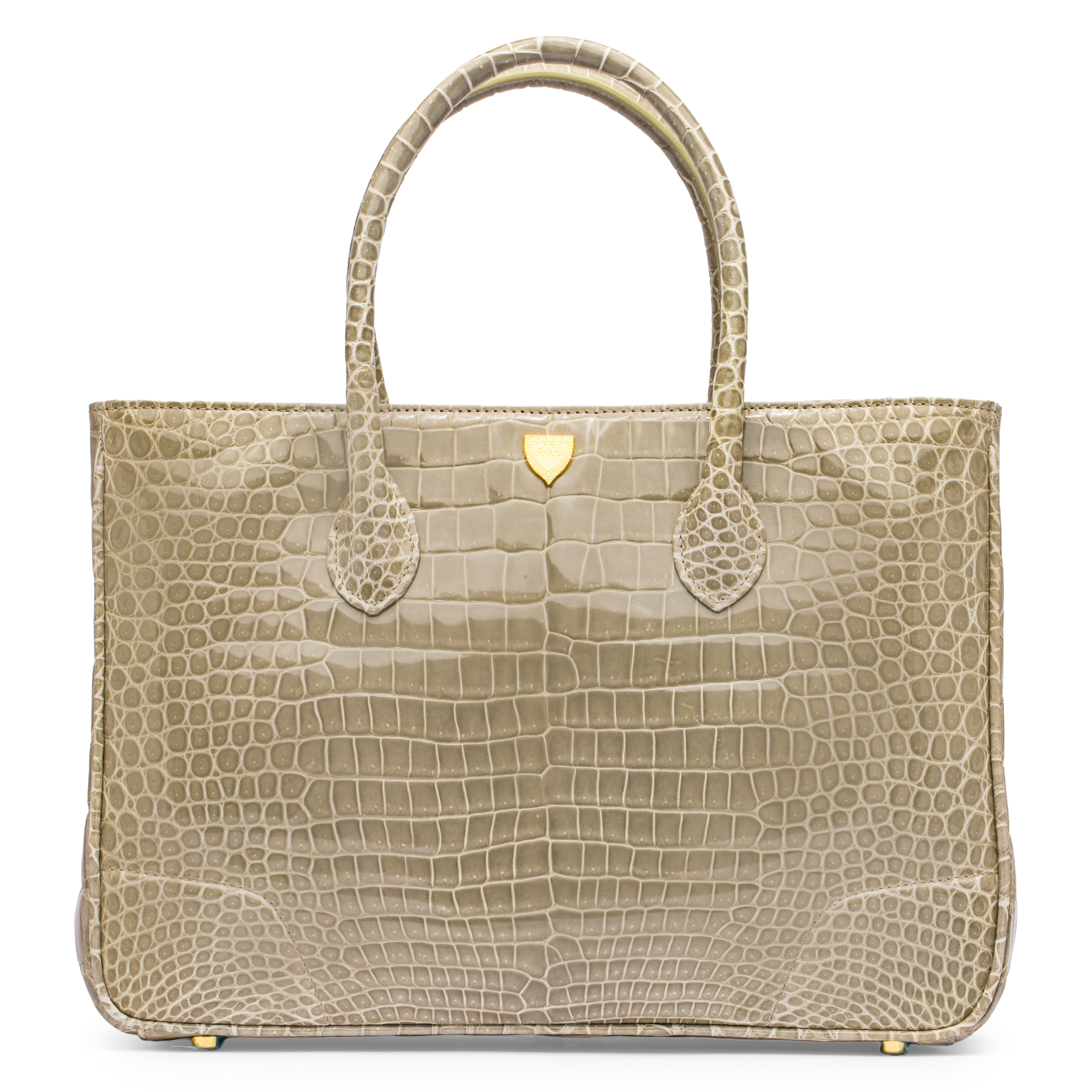 Architectural Tote in Taupe