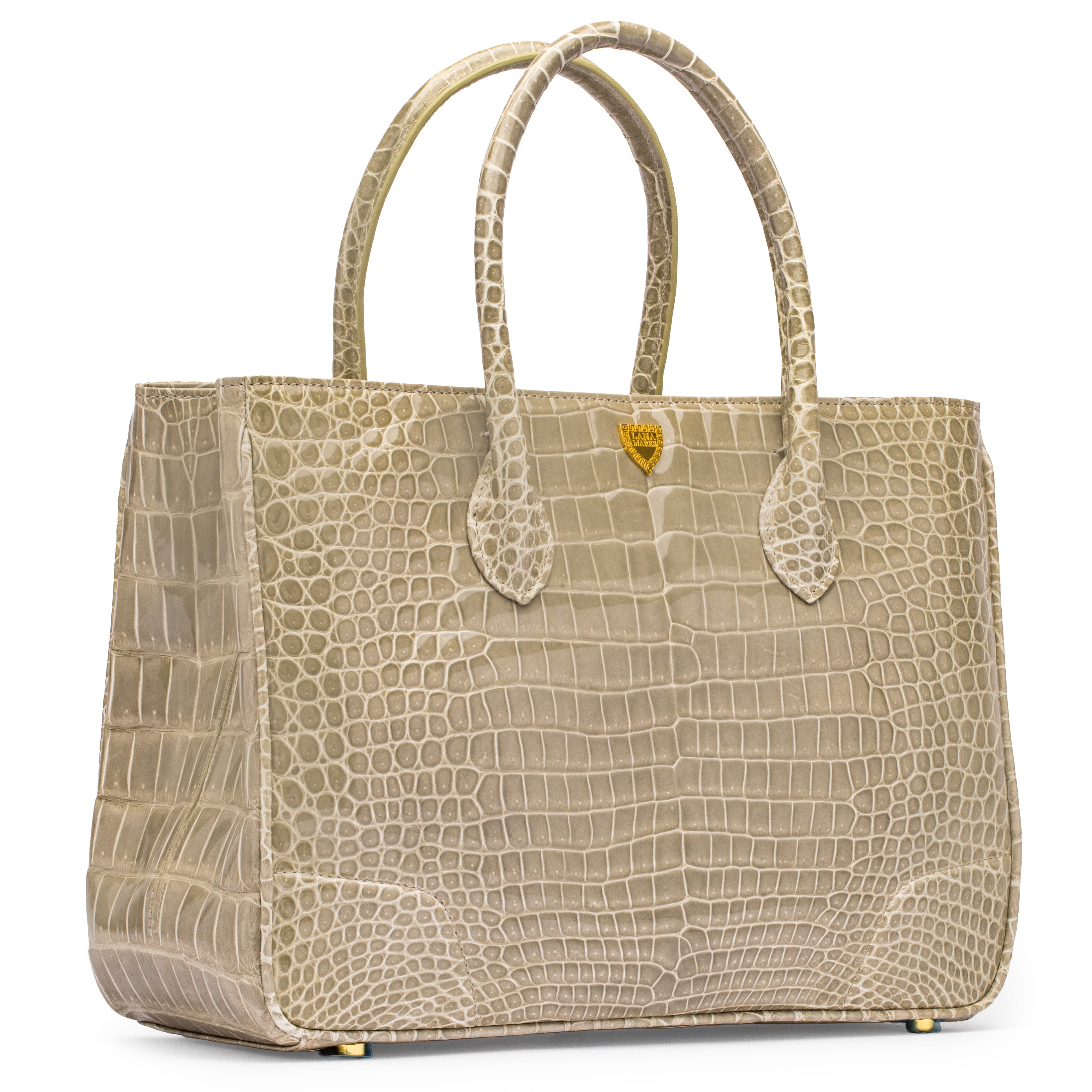 Architectural Tote in Taupe