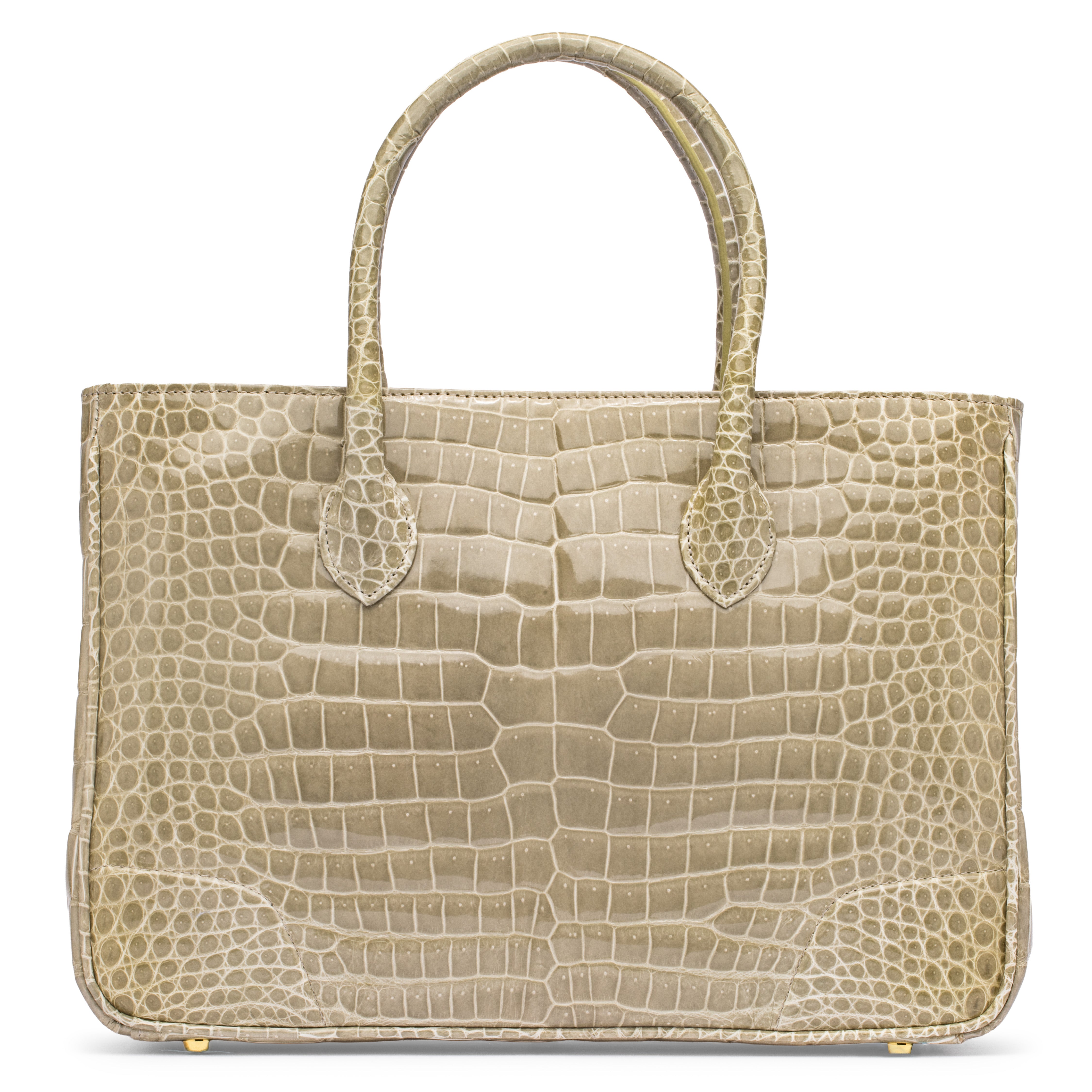 Architectural Tote in Taupe