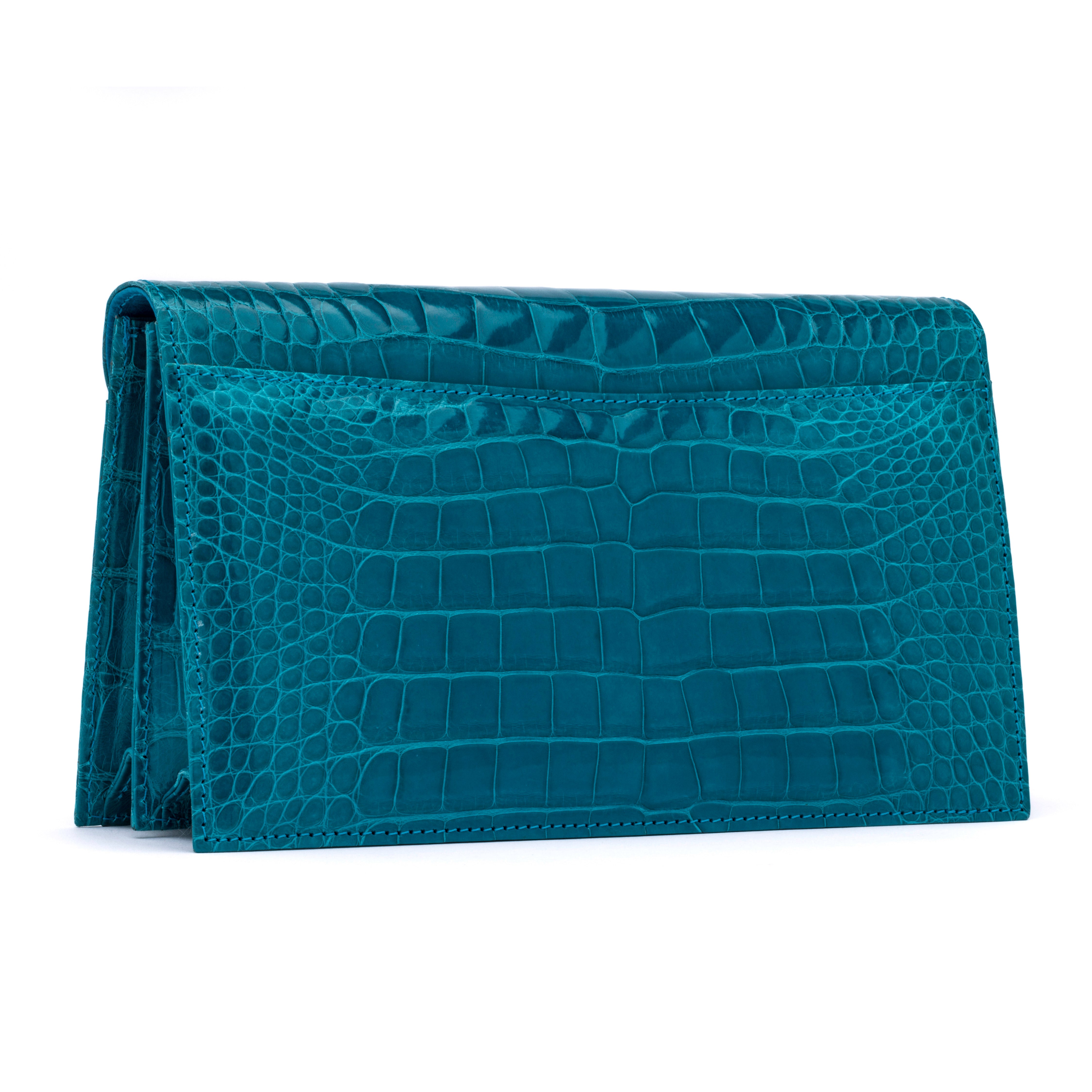 Capri Clutch in Turquoise