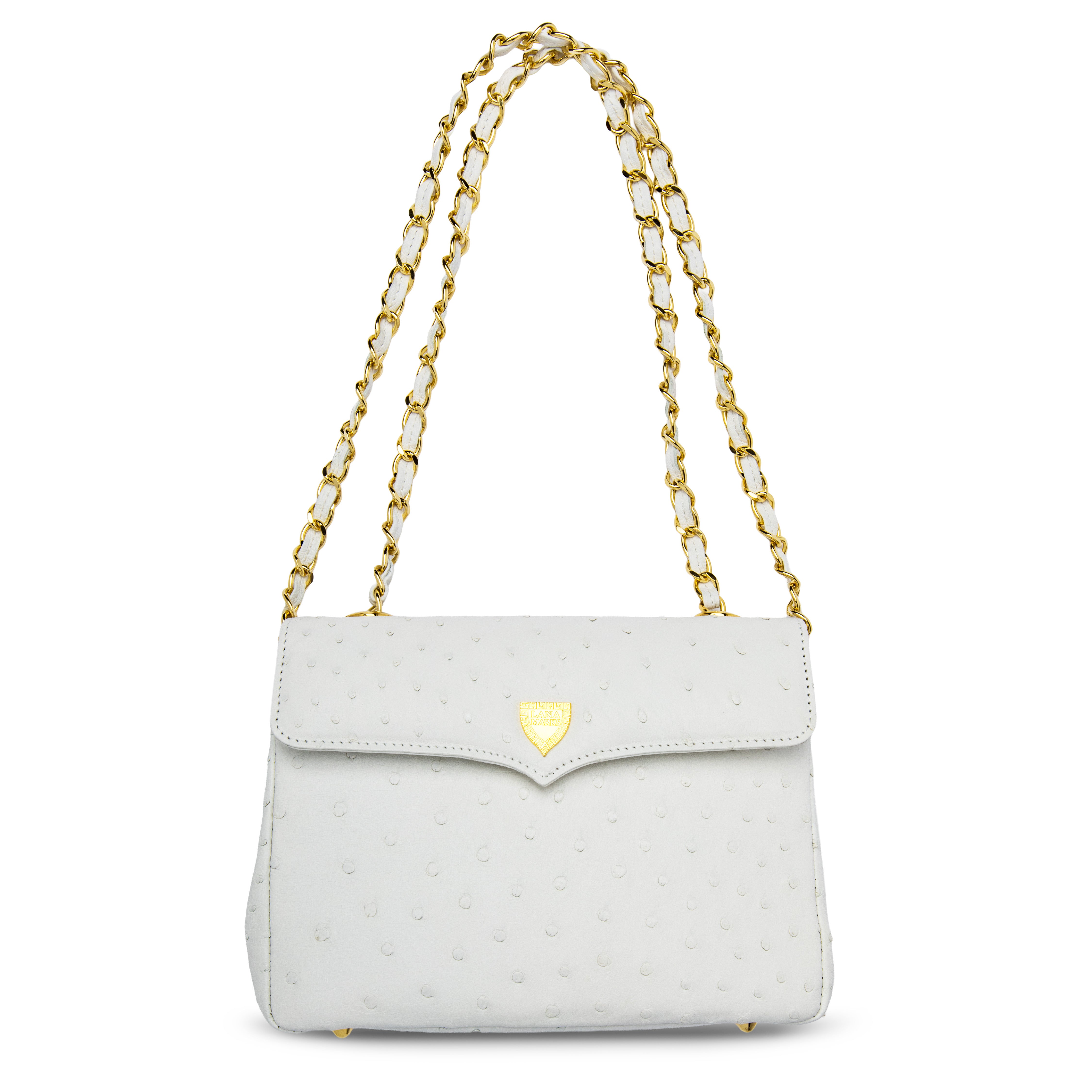 Medium Chain Bag in White