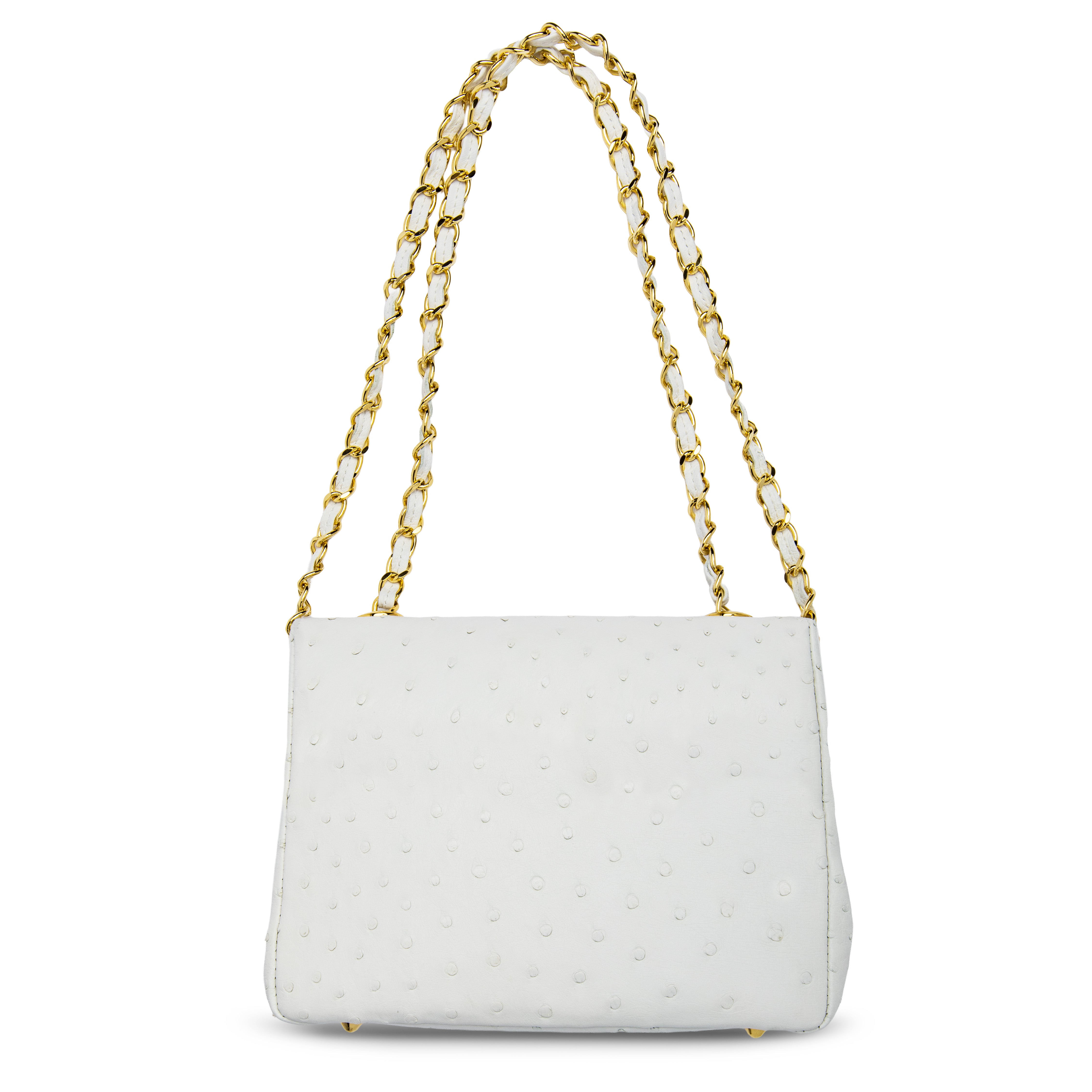 Medium Chain Bag in White