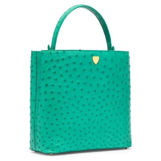 Medium Skyla Tote in Emerald Green