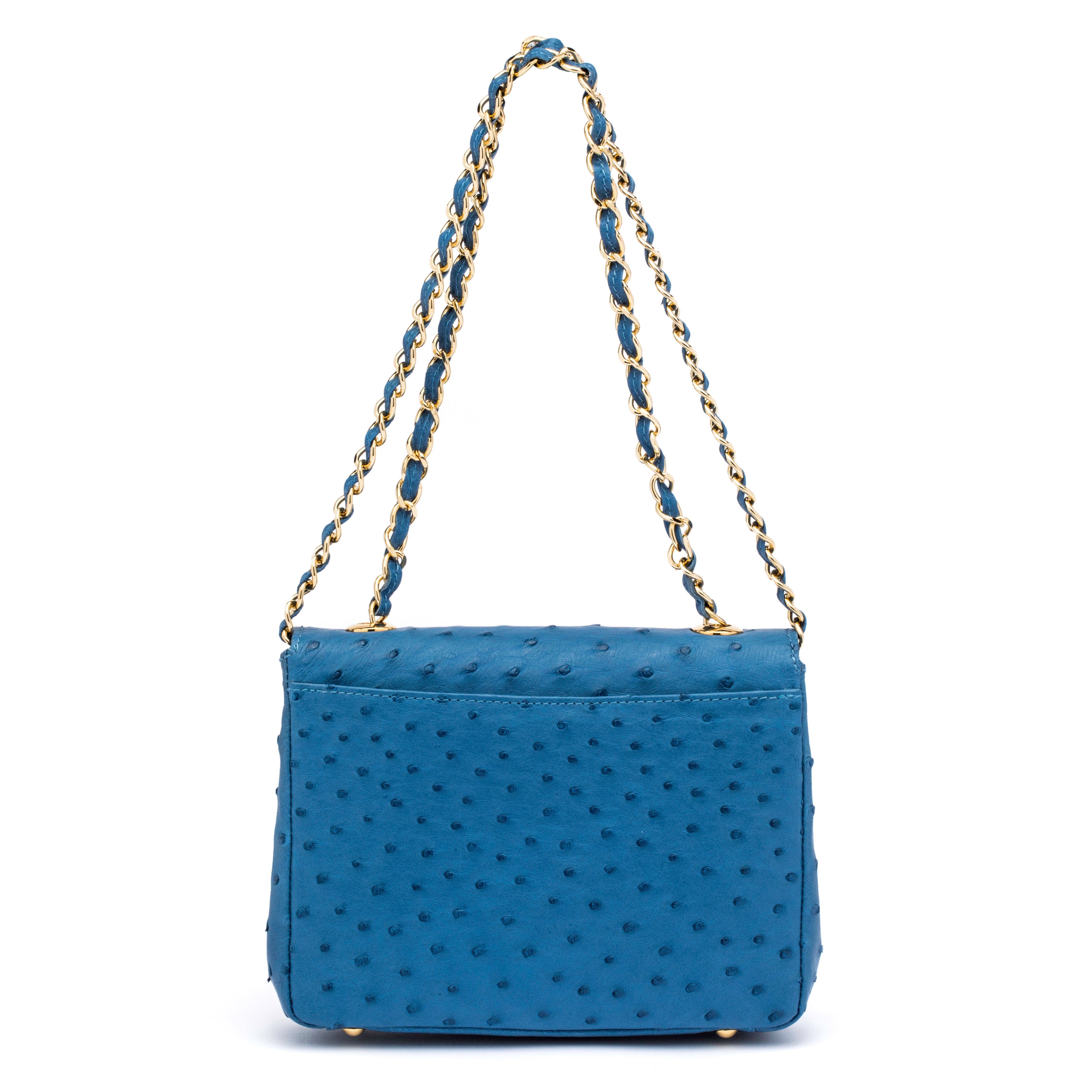 Medium Chain Bag in Turquoise