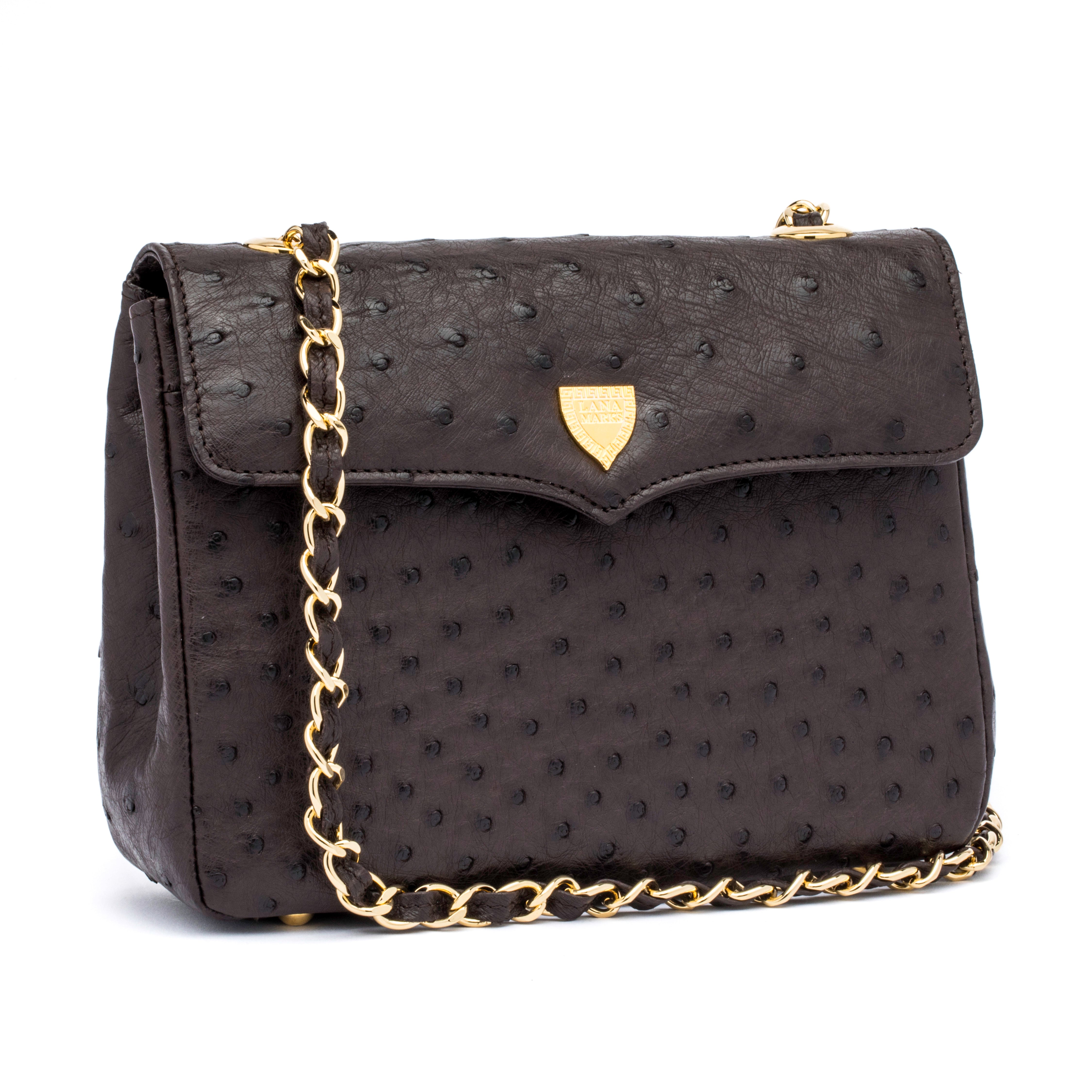 Medium Chain Bag in Dark Brown