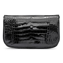 Load image into Gallery viewer, The Contessa Clutch with French Baroque Pearls in Black

