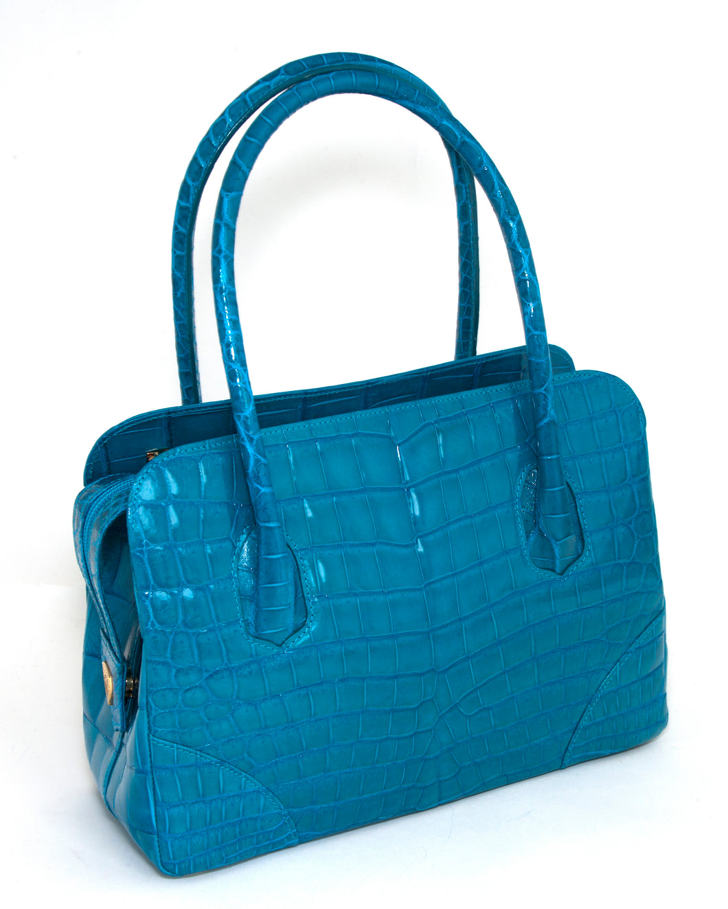 Petite Jet Tote in Turquoise