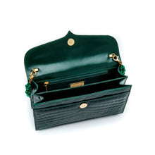 Load image into Gallery viewer, Capri Clutch in Emerald Green
