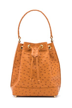 Load image into Gallery viewer, Isla Tote in Cognac Ostrich

