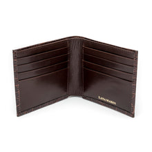 Load image into Gallery viewer, Bi-Fold Wallet in Chocolate Brown
