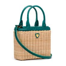 Load image into Gallery viewer, Palm Beach Tote in Emerald Alligator
