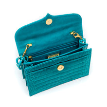 Load image into Gallery viewer, Petite Capri Clutch in Turquoise
